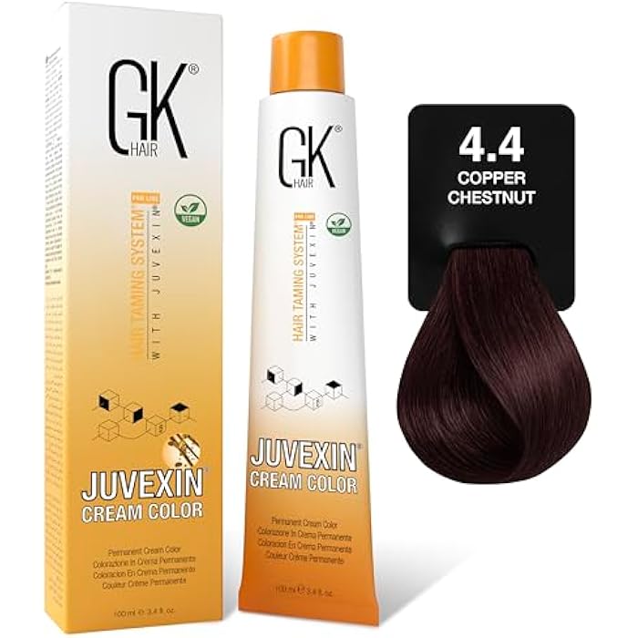 GK Hair Gkhair color - 4.4 copper chestnut - Image 1